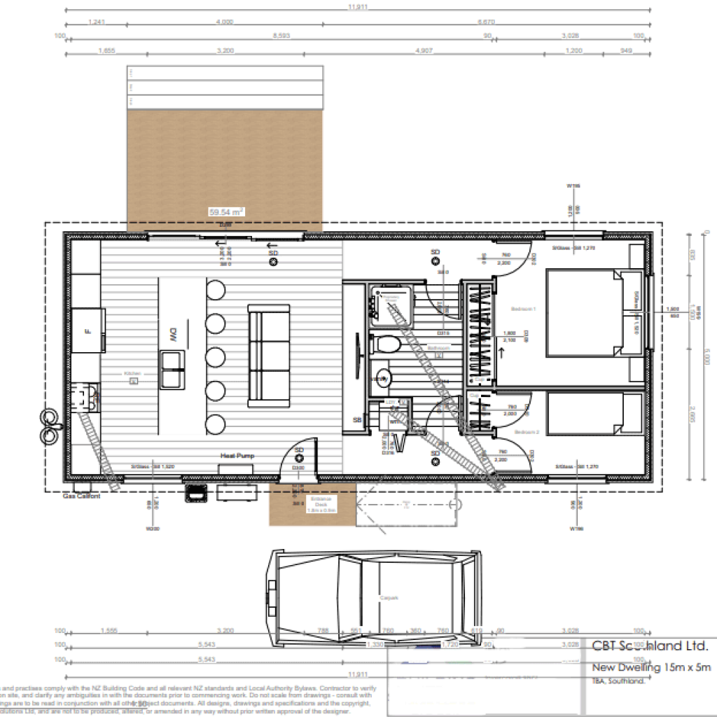 Architect Plans 11.9m x 5.0m