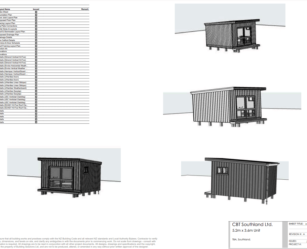 Architect Plans 4.0m x 3.6m