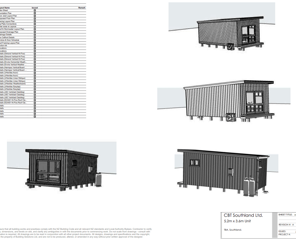 Architect Plans 6.0m x 3.6m
